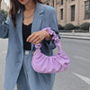 Pleated Cloud Dumpling Bag - Soft PU Leather Shoulder Handbag