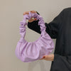 Pleated Cloud Dumpling Bag - Soft PU Leather Shoulder Handbag
