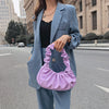 Pleated Cloud Dumpling Bag - Soft PU Leather Shoulder Handbag