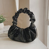 Pleated Cloud Dumpling Bag - Soft PU Leather Shoulder Handbag