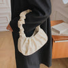 Pleated Cloud Dumpling Bag - Soft PU Leather Shoulder Handbag