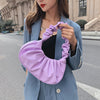 Pleated Cloud Dumpling Bag - Soft PU Leather Shoulder Handbag