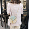 Hexagon Mulit Style Straw+leather Handbag Women Summer Rattan Bag Handmade Woven Beach Circle Bohemia Shoulder Bag