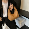 Woven Embossed Leather Hobo Bag - Classic Top Handle Shoulder Handbag