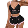 Sexy Nurse Costume Lingerie Set - Roleplay Outfit with Bra, Skirt & Garter