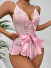 Lace Babydoll Chemise Dress - Sexy Wire-Free Lingerie Sleepwear