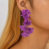 Floral Drop Earrings - Lightweight Bohemian Handmade Flower Earrings for Women