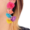 Floral Drop Earrings - Lightweight Bohemian Handmade Flower Earrings for Women