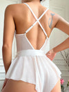 Lace Babydoll Chemise Dress - Sexy Wire-Free Lingerie Sleepwear