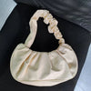 Pleated Cloud Dumpling Bag - Soft PU Leather Shoulder Handbag