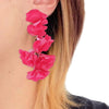 Floral Drop Earrings - Lightweight Bohemian Handmade Flower Earrings for Women