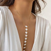 Baroque Pearl Cross Body Chain - Bohemian Beach Bikini Jewelry