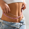 Colorful Seed Beads Waist Chain - Bohemian Beach Belly Chain Belt