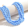 Bohemian Multilayer Blue Beaded Necklace - Vintage Rice Beads Statement Jewelry