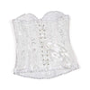 Women's Floral Lace Corset - Boned Overbust Body Shaper Bustier Top